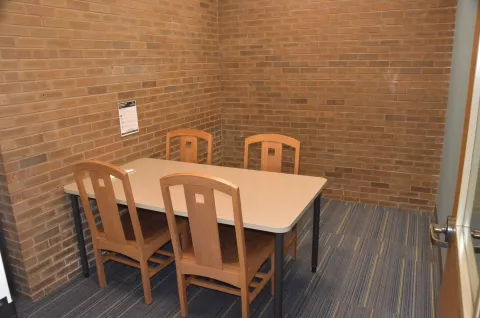 Study Room A at the South Holland Public Library