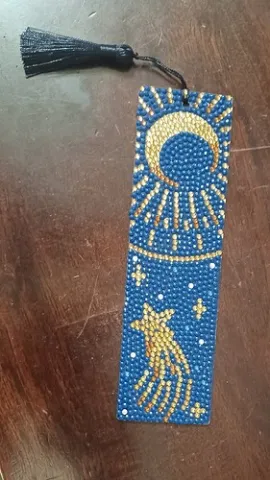 A Diamond Book Mark, A bookmark layered with rhinestones