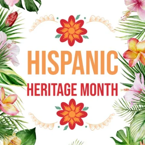 Floral Hispanic Heritage Logo