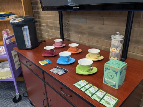 tea setup
