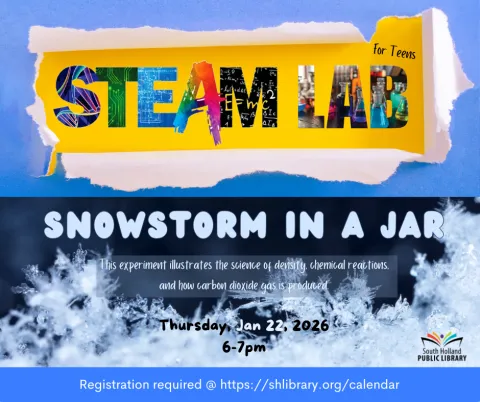 STEAM Lab informative flyer
